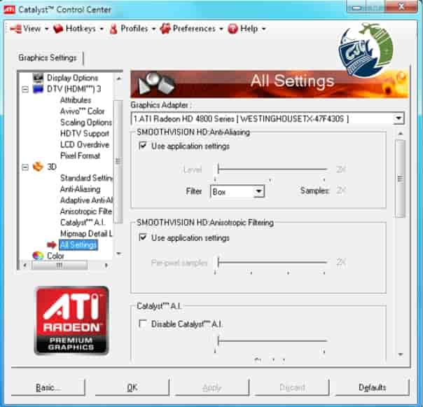 ATI Catalyst Drivers