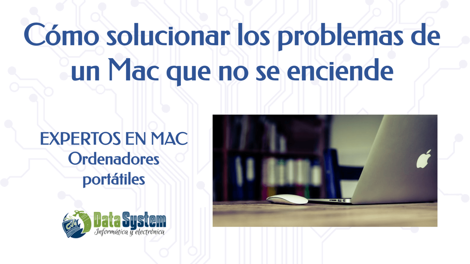 Solucionar los problemas de un Mac que no se enciende.