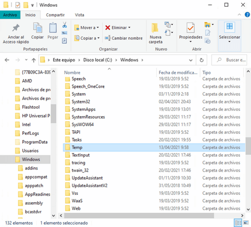 Eliminar archivos temporales ID 877