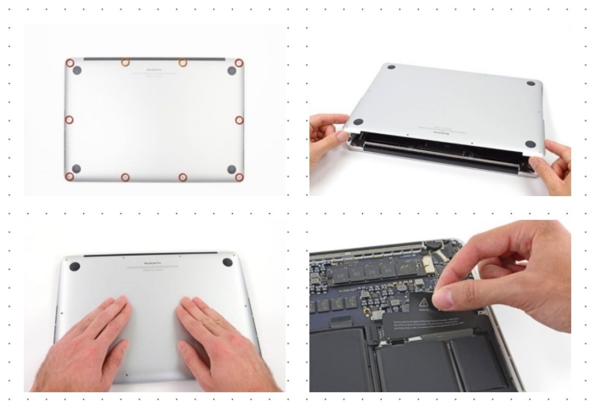 ¿Cómo cambio la batería en un MacBook Pro Retina?