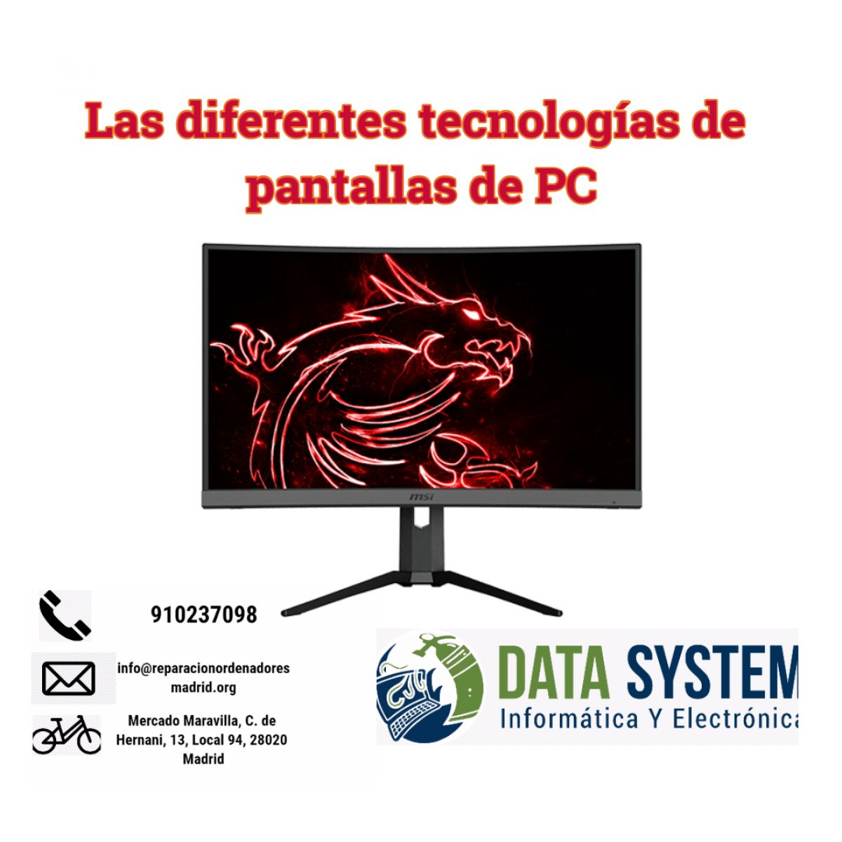 Las diferentes tecnologías de pantallas de PC