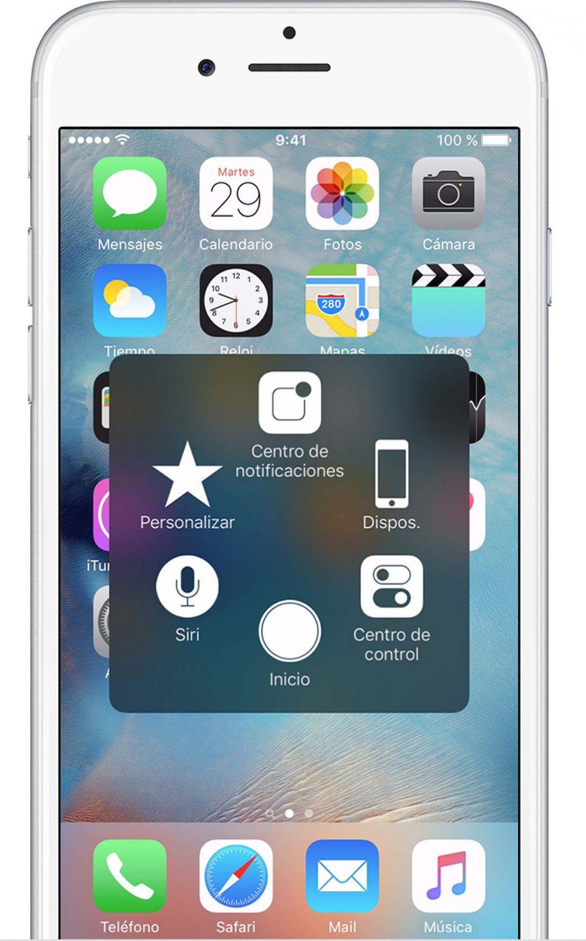 ¿Cómo poner el botón de inicio en la pantalla de tu iPhone?