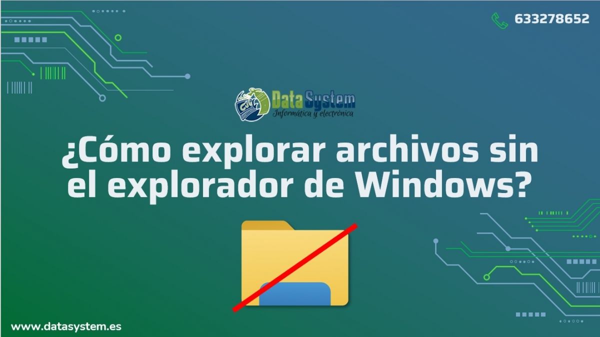 ¿Cómo explorar archivos sin el explorador de Windows?