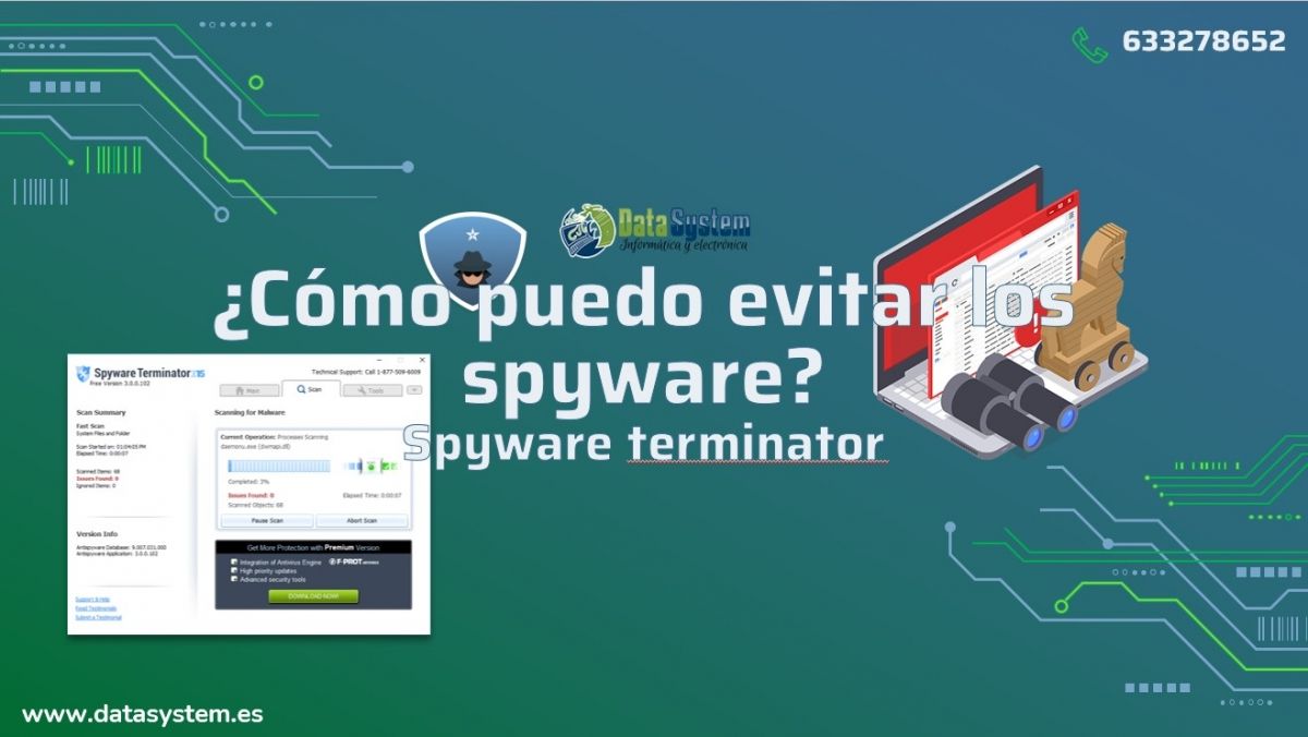 ¿Cómo puedo evitar los spyware? Spyware terminator