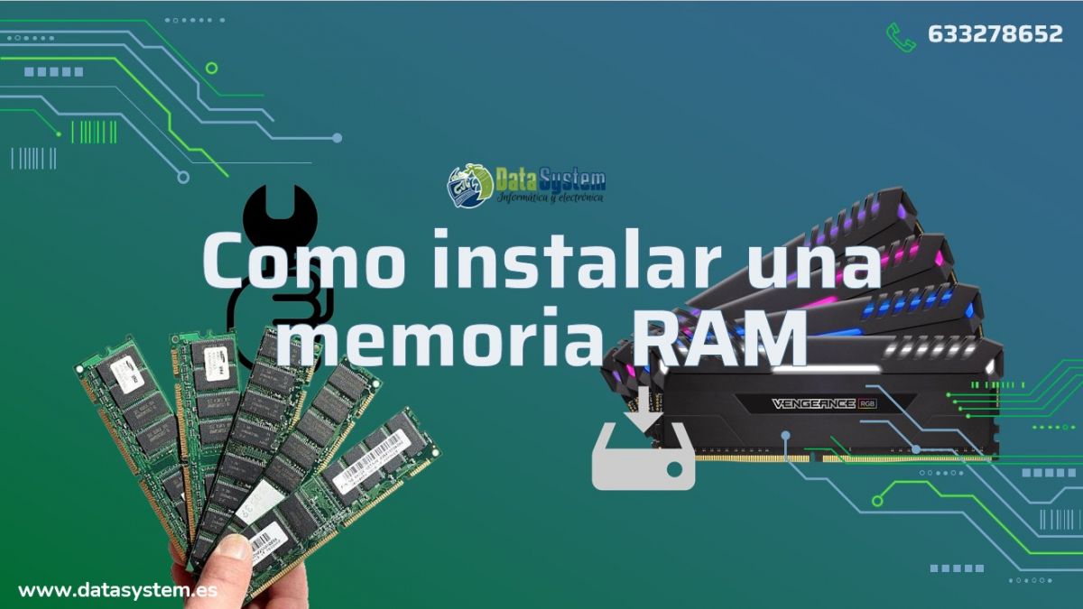 ¿Cómo instalar una memoria RAM?